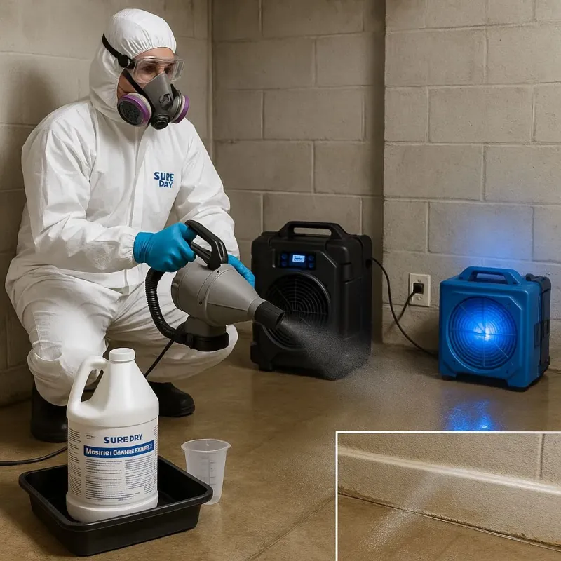 Sanitization and Odor Removal process in Verona, NJ